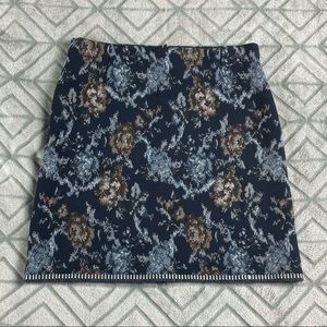 Ottod’Ame wool blend mini skirt with fringe made in Italy